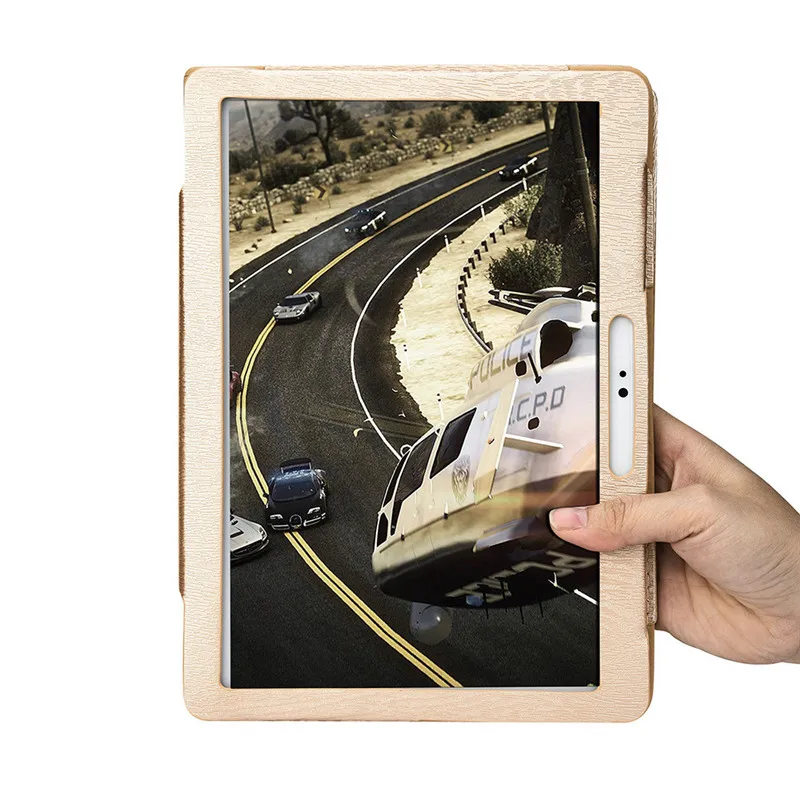 10," универсальный кожаный чехол-книжка для 10 10,1 дюймов Android Tablet PC противоударный сплошной цвет задняя крышка защитный чехол