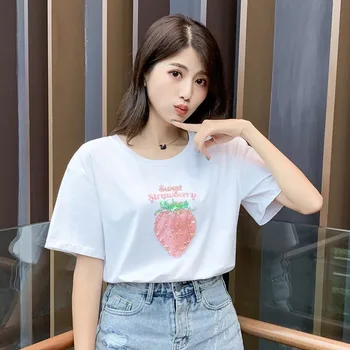 

Shirt Women /men Fashion T-Short Gray Sleeve Kpop T- Shirt Men/Women