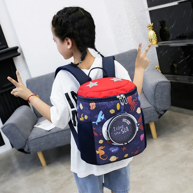 Детский рюкзак с милым динозавром водонепроницаемые школьные ранцы для