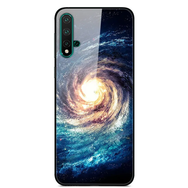 41 Для huawei Nova 5 Pro Чехол из закаленного стекла «Планета космос», чехол из стекла для huawei Nova 5 Coque Shell Nova5 Pro, чехлы - Цвет: 41