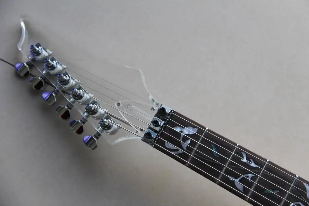 Оптовая продажа электрогитара модель IBZ цветок жизни инкрустация из оргстекла