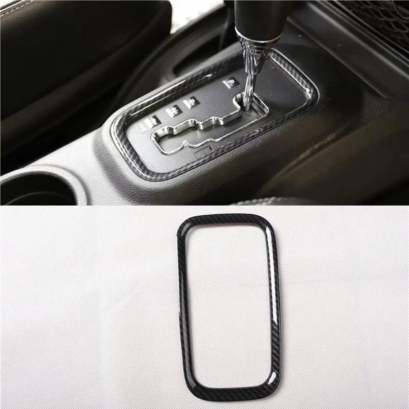 Для Jeep Wrangler 2011-2017 1 шт. углеродное волокно АБС-пластик панель рамка крышка отделка
