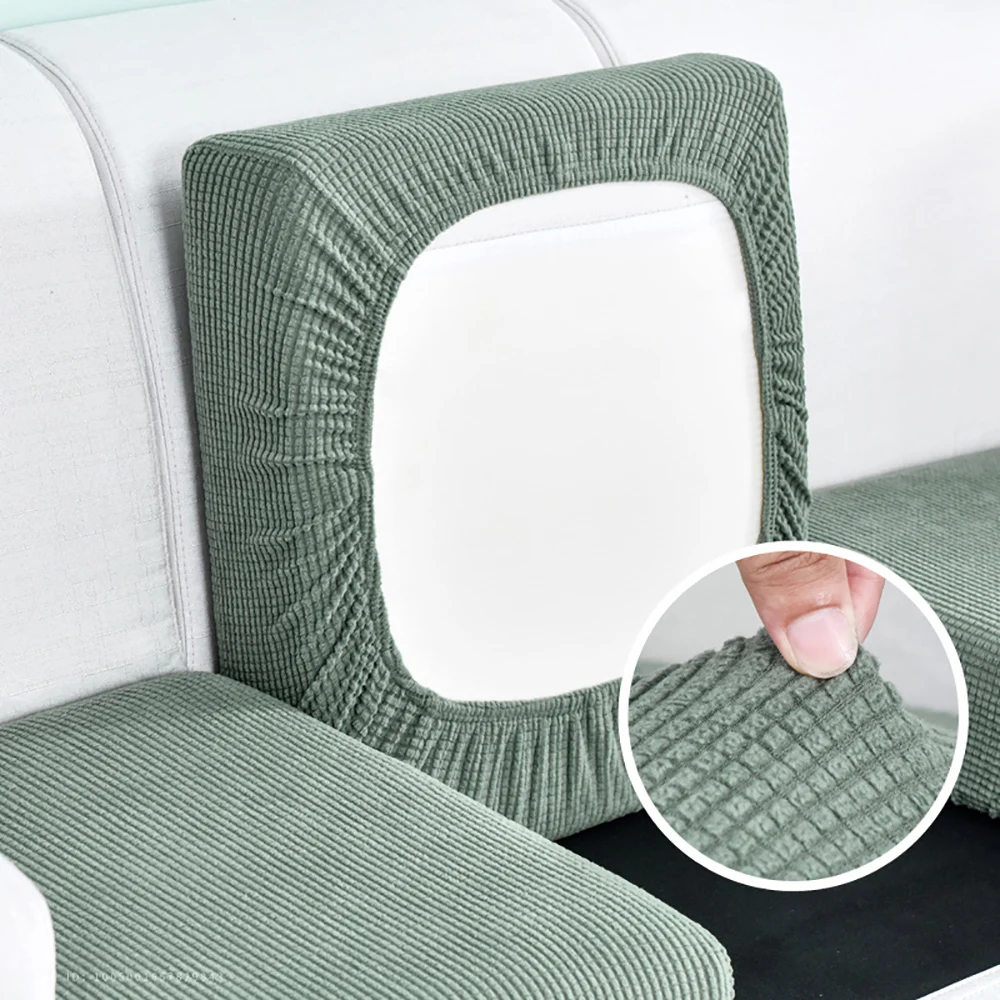 YanYangTian Jacquard Cushion Cover for Sofa Thick Sofa Covers Chaise Longue Elastic Sofa