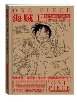 

192 Page Anime One Piece Antistress Colouring Book for Adults Children Relieve Stress Painting Drawing Coloring Book Gifts