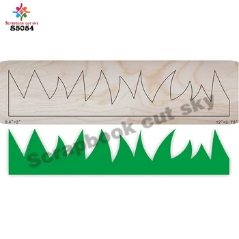 

Grass & Scrapbook cut sky & steel wooden dies Compatible with most machines
