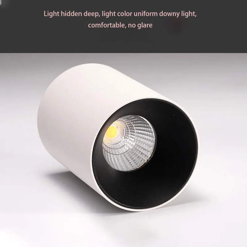 Description Picture 4 of itemRound Dimmable Surface Mounted LED Downlights 7W9W12W15W COB LED Ceiling Spot Lights AC110-220V LED Lamp Indoor Lighting