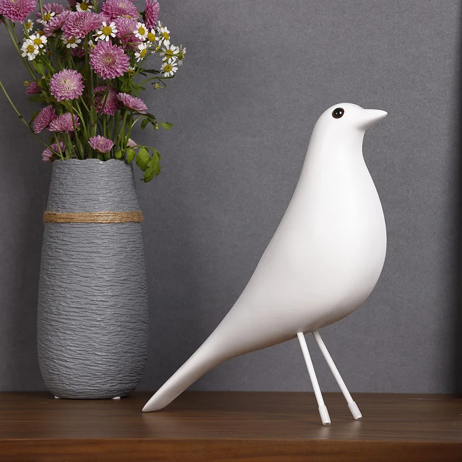 Home Decoration House Bird Wooden Craft Bobo Feeder For Angry Birds Tweety Artificial Decor