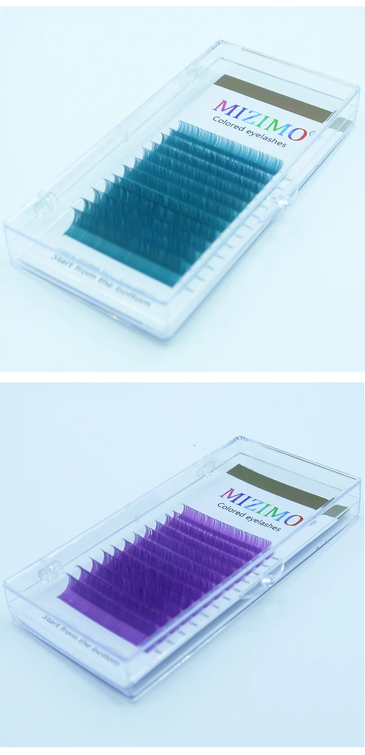 Extensão dos cílios maquiagem Mizimo-color, 8-13mm de