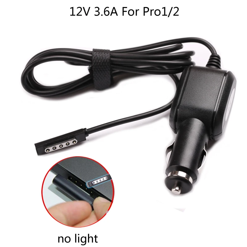 High Quality 12V 2.58A Car Charger Power Supply Adapter for Microsoft Surface Pro 3 Pro3 Pro 4 (i5 i7) 12V 3.6A For 1 2 Pro2