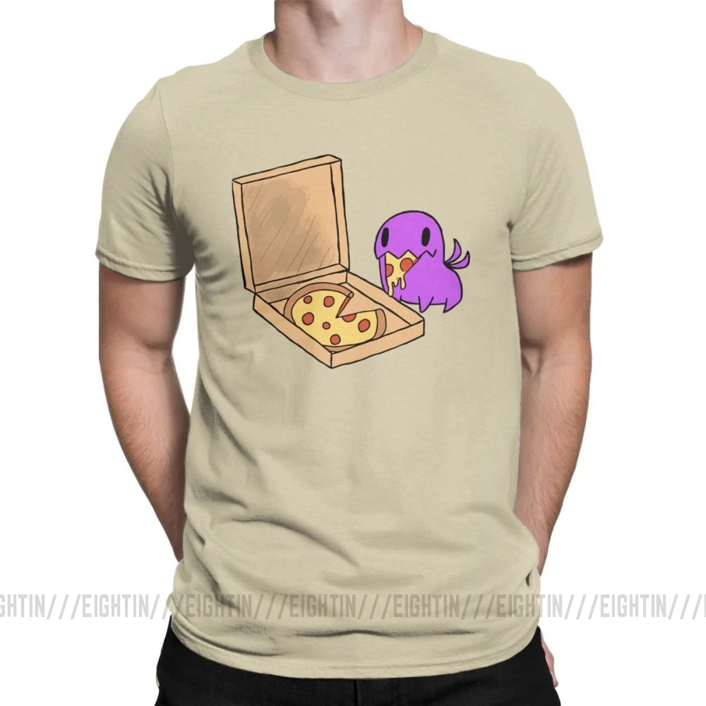 Zerg Love Pizza Carbot, мужские футболки, Аниме игры, Уникальные футболки, короткий рукав, вырез лодочкой, футболка, хлопок, Подарок, Идея, топы - Цвет: Хаки