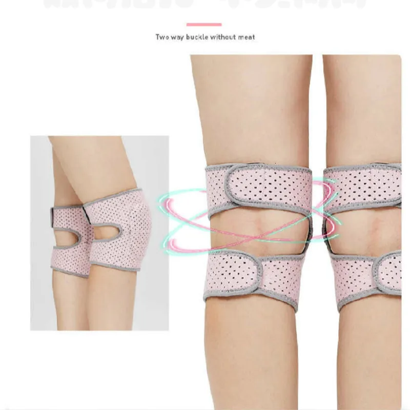 1Pair Women Knee Support Dance Yoga Gym Tennis Knee Pads Brace Sport Kneepad Children Workout Padded Sponge Knee Protection