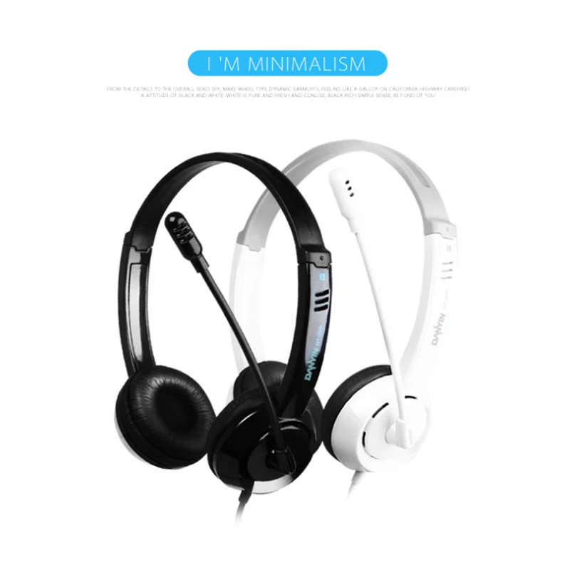 py 2020 new desktop computer headset mobile phone universal music headset long line gaming headset with microphone
