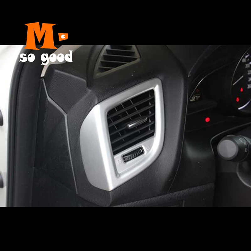 

ABS Matte For Mazda 3 Axela 2017 2018 Car Left And Right Air Outlet Vent Frame Cover Trim Car Interior Accessories Sticker Shell