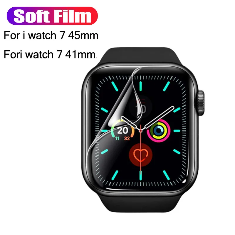 10 шт. Гидрогелевая Защитная пленка для Apple Watch 7 41 мм 45 | Электроника