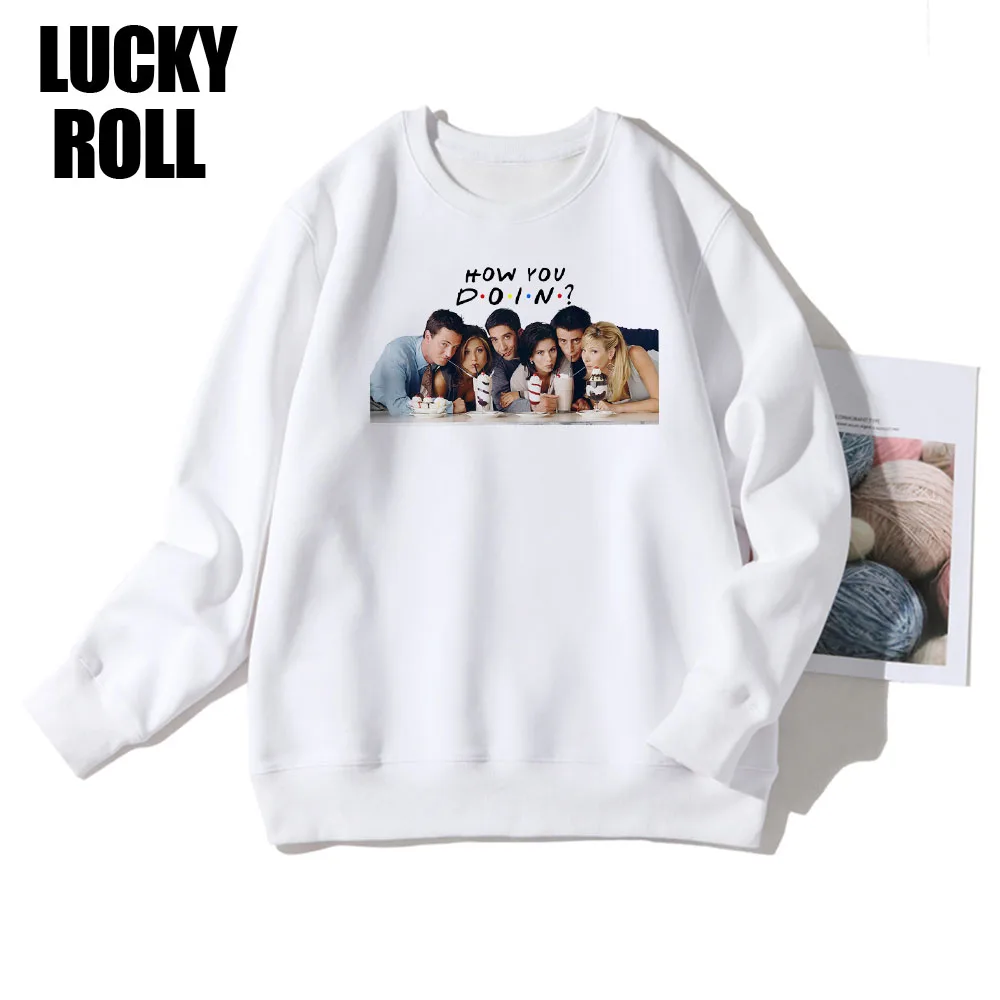 

Casual Sweatshirt Friends Print Joey Pet Phrase How You Do In Undefined Hoodies Pullover Long Sleeve The Comfy Slim Europe Trend