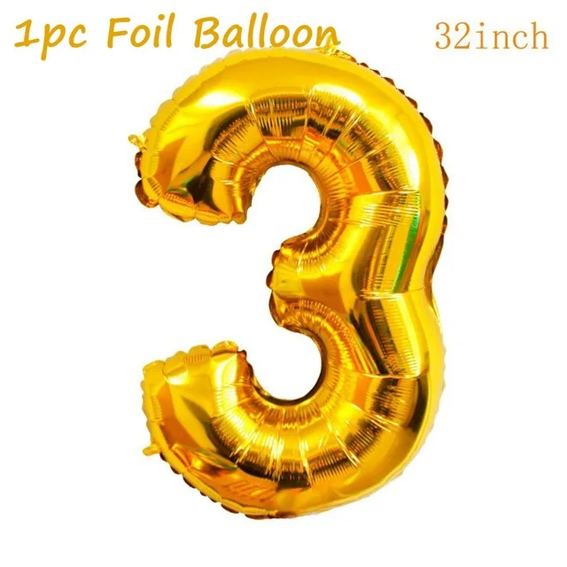 Черный золотой воздушный шар набор «С Днем Рождения» 30 лет воздушные шары 30 день рождения украшения взрослых фольга, латекс балон 30 день рождения - Цвет: balloon 3