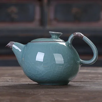 

Geware Tea Pot Gracked Glaze Crack Ceramic Tea Making Device Sale Advertisement Ceramic Tea Pot PorcelainTeapot Tea Set Siteel