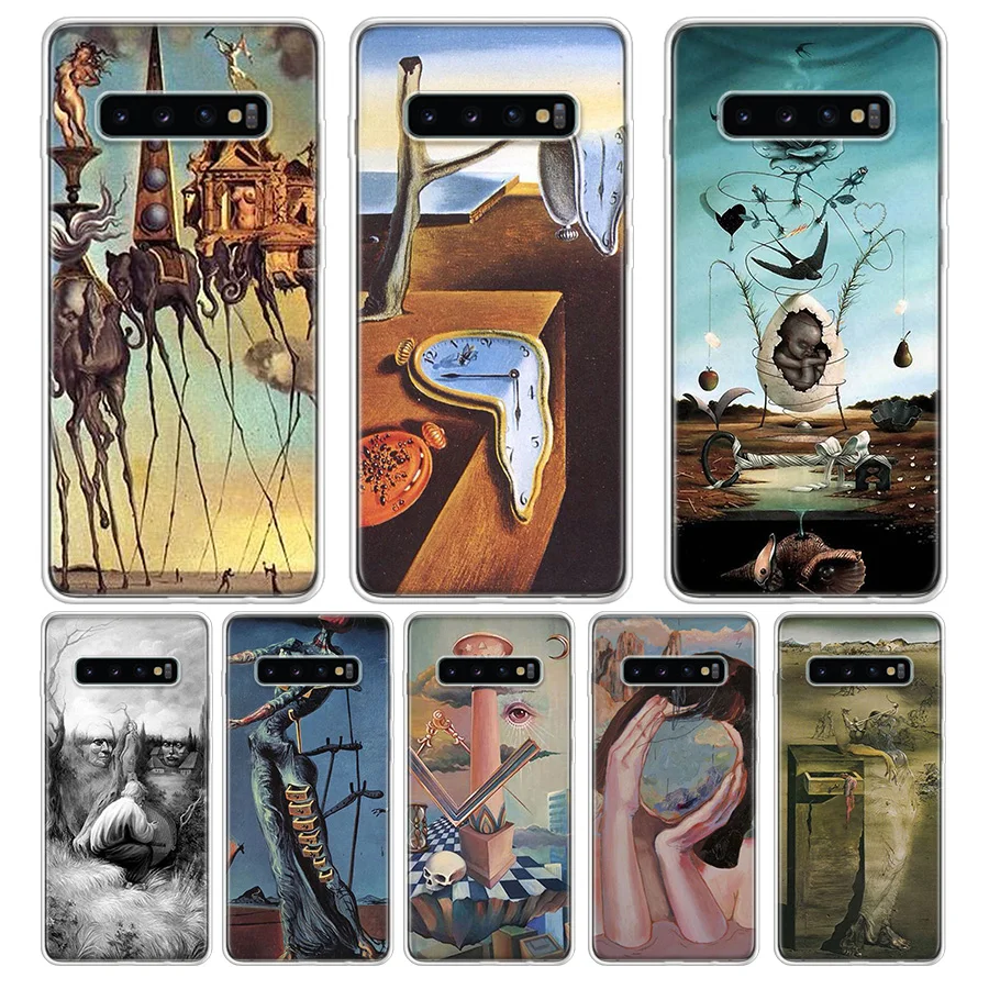 

Fashion Salvador Dali Art Phone Case For Samsung S6 S7 S8 S9 S10 S10E S11 S11E J42018 J62018 J82018 Phone Case Cover