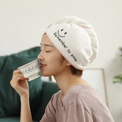 Microfiber Bath Towel Lady Magic Dry Hair Cap Quick Dry Hair Towel Soft Shower Cap Hat for Lady Turban Head Wrap