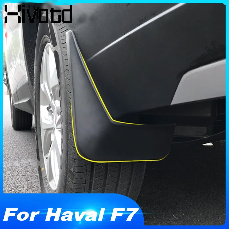 Hivotd For Haval F7 Car Fender Avoid Mud Splash Front Rear Mudguard Cover Guards Exterior Protection Accessories Decoration