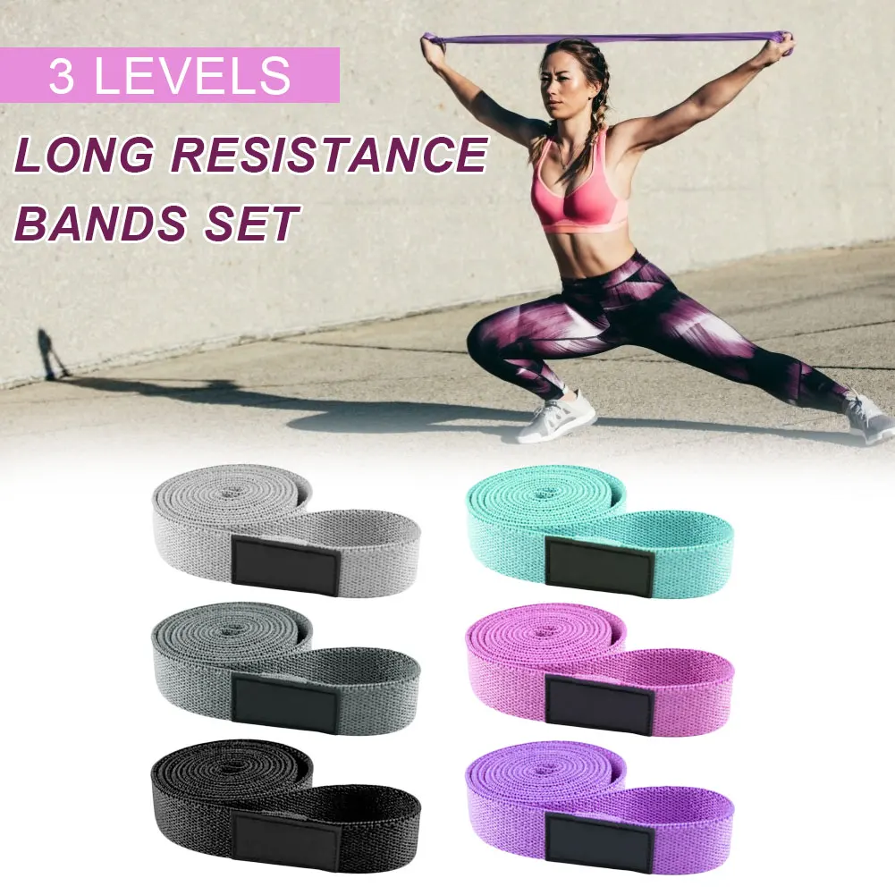 Fabric Cloth Resistance Booty Bands Loop Set of 3 Exercise Workout Fitness Gym 