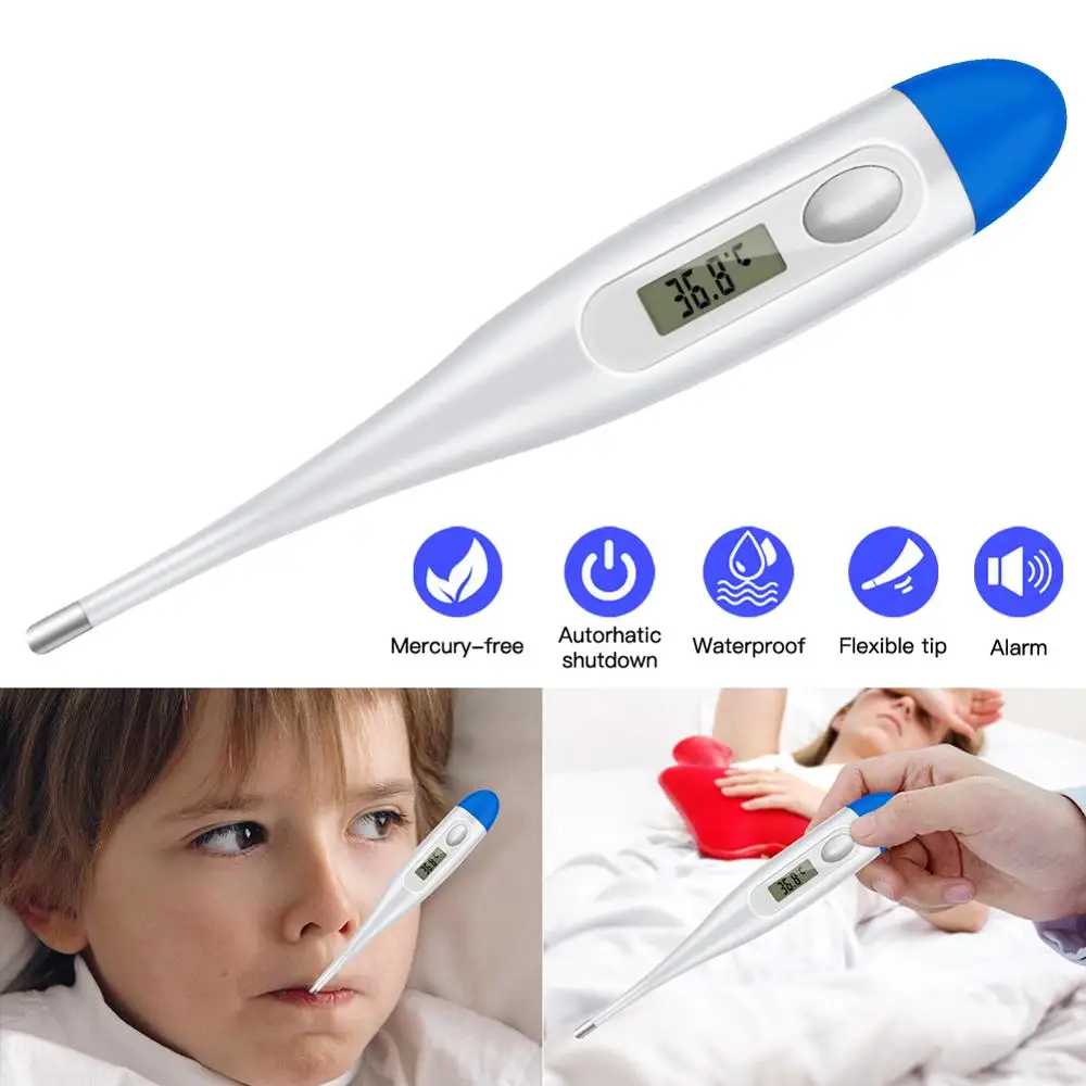 

Digital LCD Baby Thermometer Tools Kids Baby Child Adult Body Temperature Measurement Underarm Thermometer