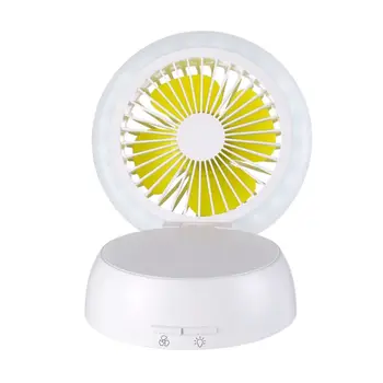 

Usb Charging Office Desktop Portable Desktop Small Fan Mushroom Light Fan Mini Night Light Multi-function Night Dual-use Fa