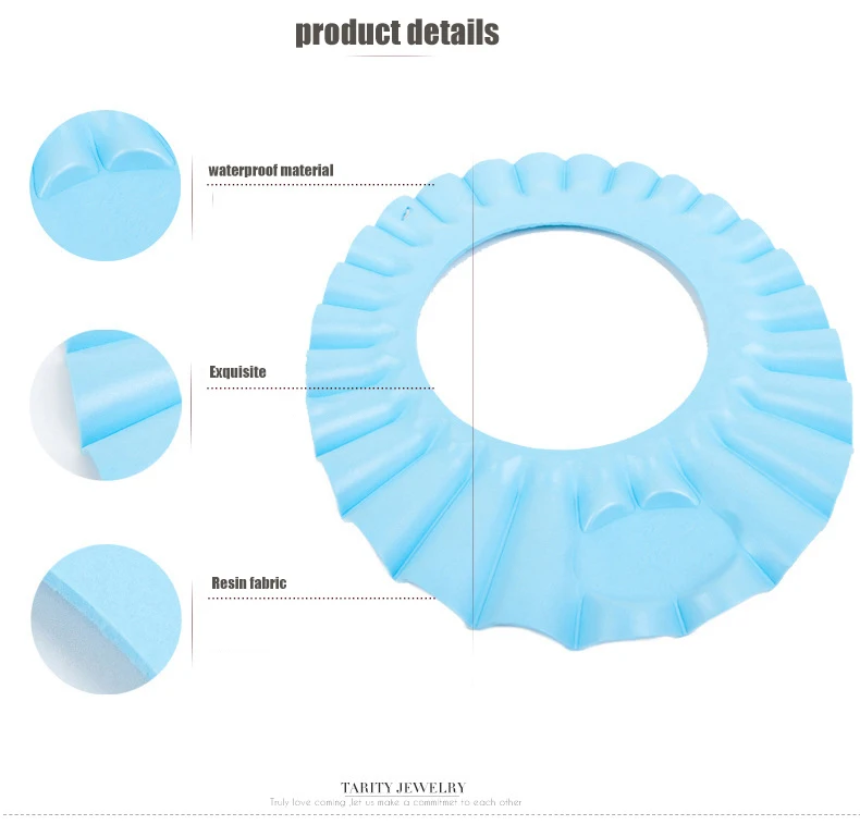 Детская шапочка для душа s, шапочка для мытья волос, детский козырек для купания, шапки, регулируемая защита, водонепроницаемая защита для ушей, детские шапки для младенцев