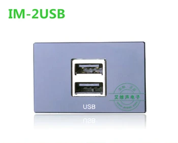 

BTIT IM-2USB interface module 2-digit USB interface usb panel socket usb multimedia socket