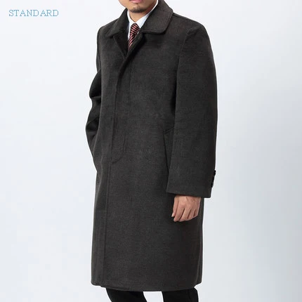 Winter Woolen Coat Men Jackets Super Warm Long Pea Parka Male Turn Down Collar Faux Fur OverCoat Plus Size 5XL LX780 | Мужская одежда