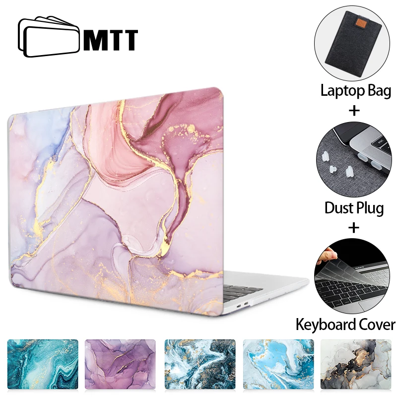 Capa Mtt para Macbook Air 13.6 m2 A2681 de Mármore Laptop Capa Dura para Macbook Pro m1 13 14 15 16 com Tampa do Teclado 2023 2023