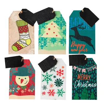 

6 Pcs Creative Elk Ornaments Snowman Hanging for Home Indoor Party Door