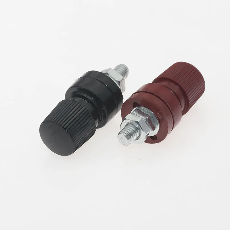2pcs high current terminal 333/555 power connector 6mm/8mm red black electric welding machine inverter Iron/copper core | Обустройство