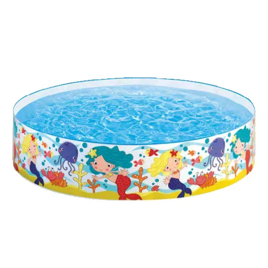 

Intex58458 Mermaid Medium Ebonite Children Paddling Pool Family Swimming Pool Fish Ponds