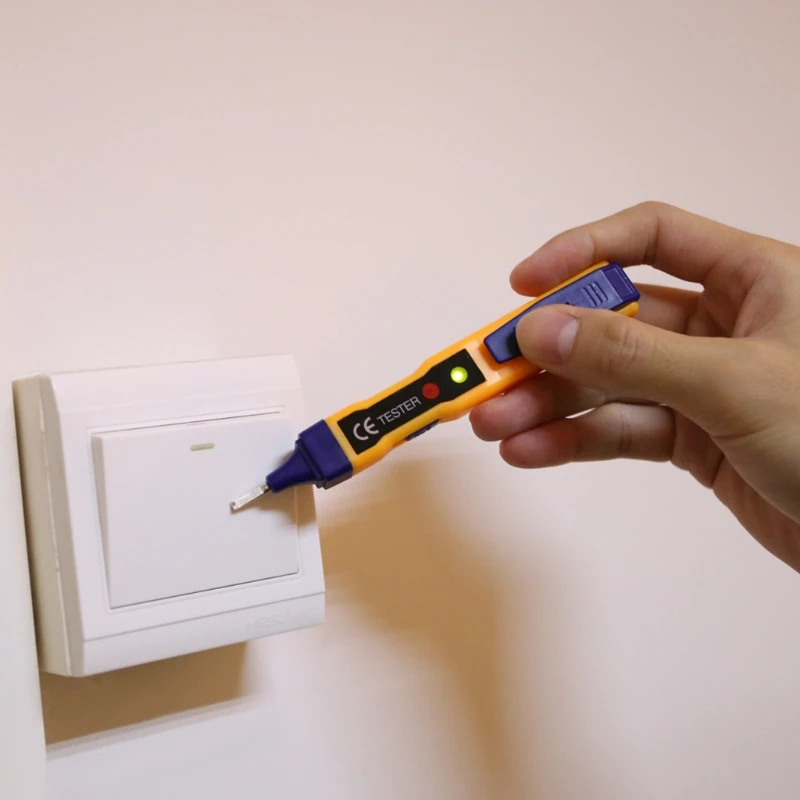 LED Light AC Electric Voltage Tester Volt Alert Pen Detector Sensor 90~1000V