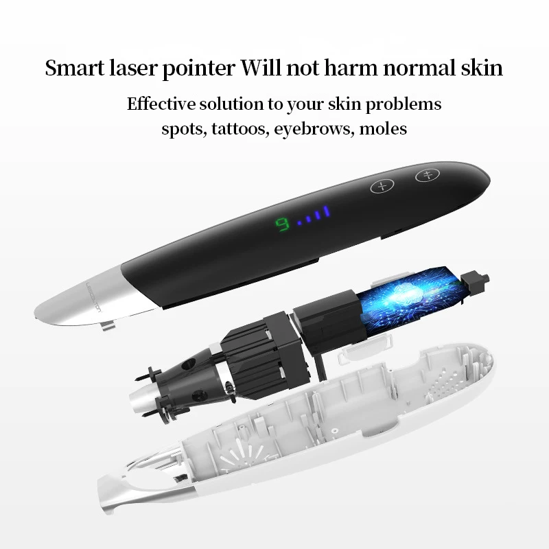 НОВЕЙШАЯ портативная лазерная пикосекундная ручка синий светильник терапия меланин выцветает красота веснушки тату шрам моль машина уход за кожей