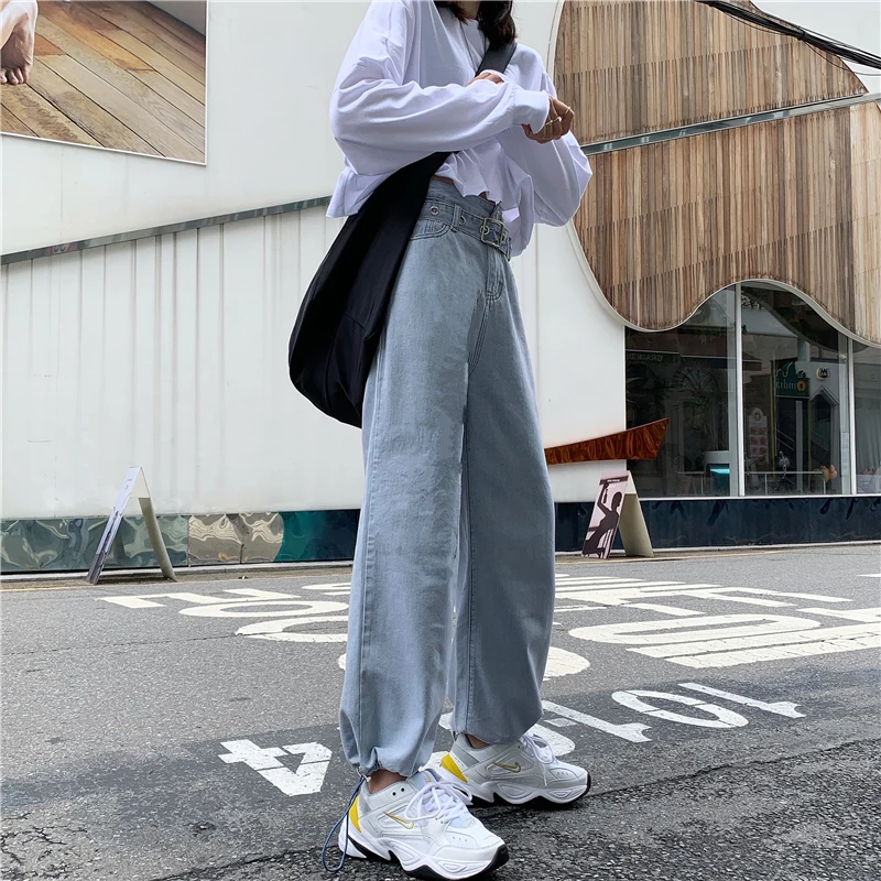 Make firm offers ~ easy adjustable beam foot jeans trousers (belt) | Женская одежда