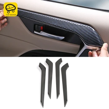 

CarManGo For Toyota Rav4 Rav 4 XA50 2019 2020 Car Door Armrest Panel Cover Decoration Trim Frame Sticker Interior Accessories