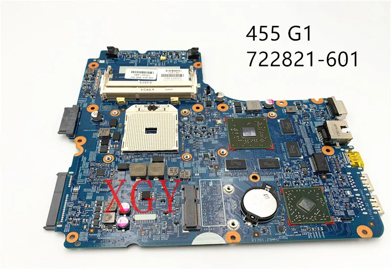 Оригинальная материнская плата для ноутбука HP PROBOOK 455 G1 722821-501 722821-001 722821-601 DDR3 48 4zc03.