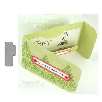 

Fold Card Slot Metal Cutting Dies Diy Scrapbooking Crafts Embossing Die Cut Card Making