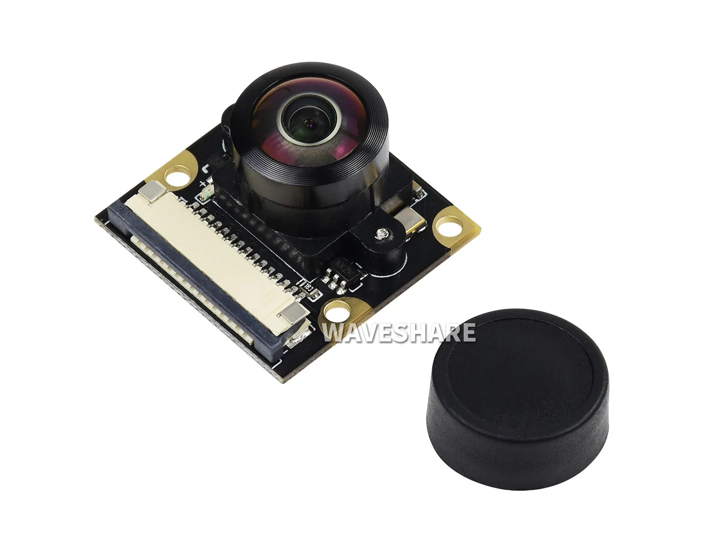 

RPi Camera (M),Raspberry Pi Camera Module, Fisheye Lens, Wider Field Of View,5 megapixel OV5647 sensor,Adjustable focus distance