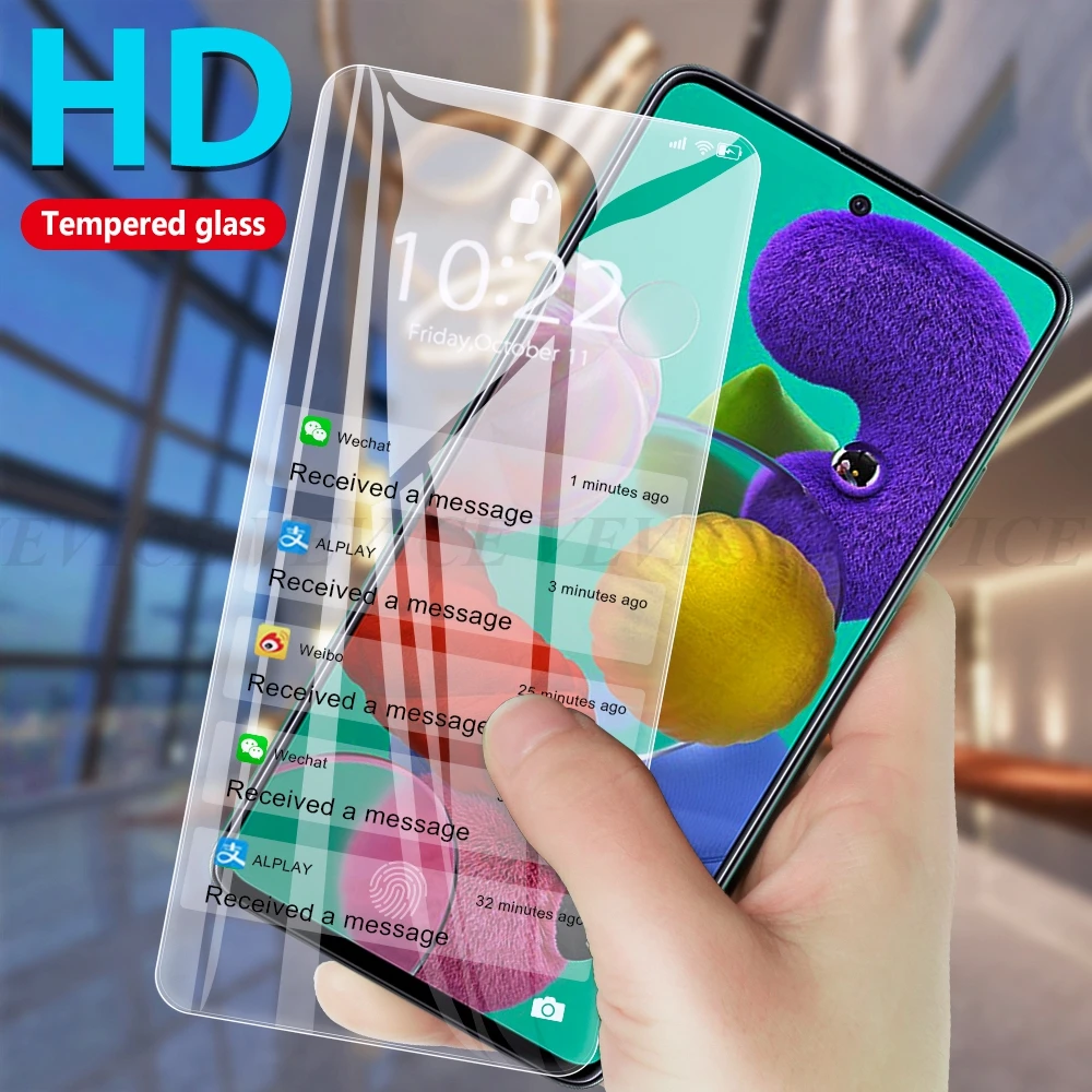 9H Защитное стекло для samsung Galaxy A50 A51 защитная пленка экрана телефона Передняя A70 A50S