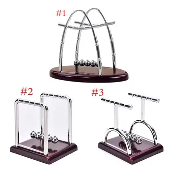

Cradle Desk Table Decor Metal Pendulum Ball Newton Ball Physics Science Steel Balance