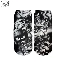 PLstar Cosmos/Harajuku, Прямая поставка, хит, аниме, жуки, Банни, каваи, 3 DPrint, для женщин/мужчин/мальчиков/девочек, забавные короткие носки, S-1