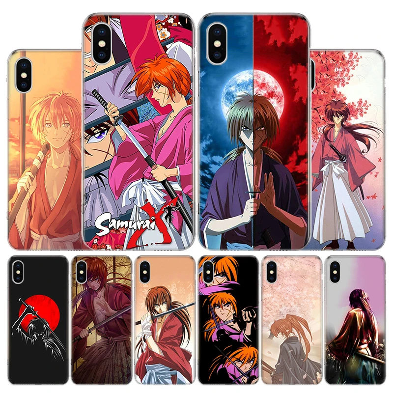 アニメるろうに剣心電話ケース用13 12 11プロマックスse X Xs Xr 7 8 6 6sプラスソフトカバーcoque Fundasシェル Phone Case Covers Aliexpress