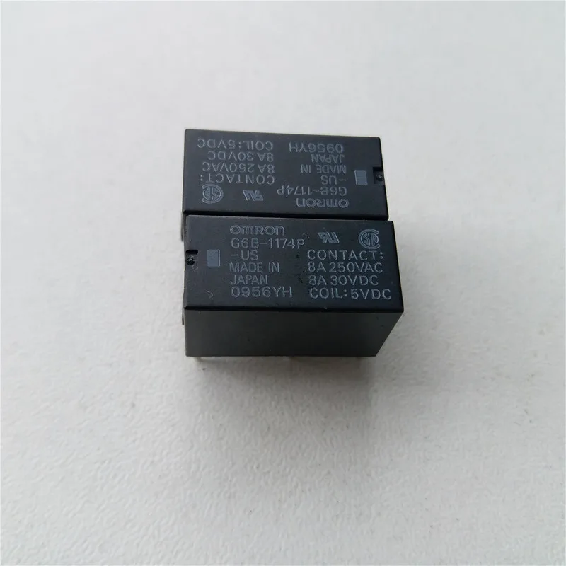 4 шт. Omron Реле G6B 1174P US 5VDC 12VDC 250В 8А реле контактное 5 В/12В/24В DC реле|Реле| |