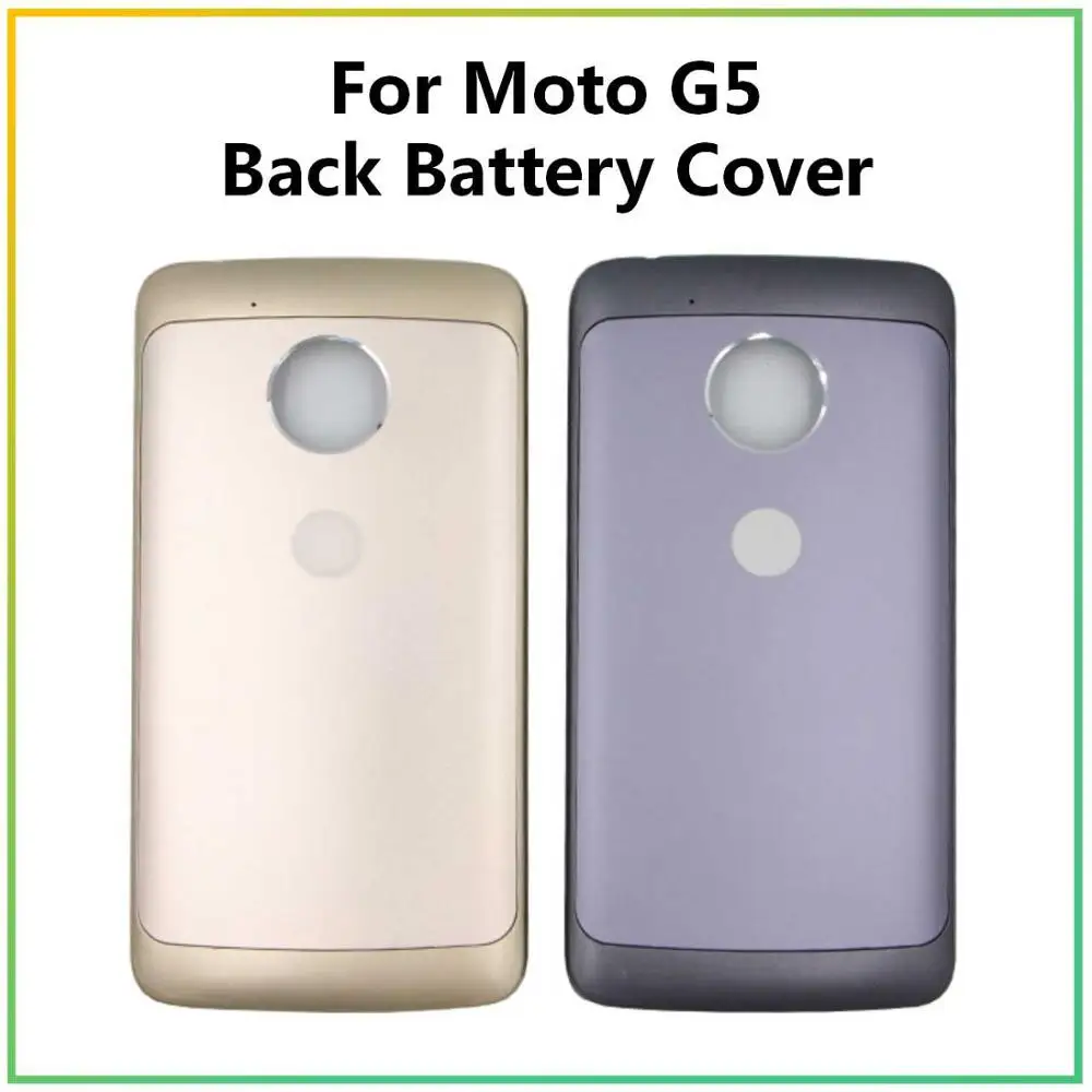 Для Motorola G5 Moto батарея задняя крышка корпус запасная часть чехол с боковой кнопкой