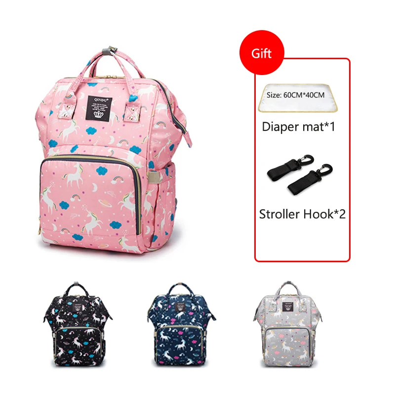 

Mummy Maternity Handbag Baby wet Backpack Nappy Changing Baby diaper bag for Mom Babyfond baby Stroller 2in1 accessories bag