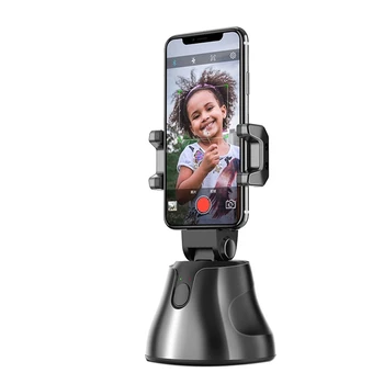 

Portable All-in-one Face Auto Tracking Holder Phone Stand 360 Smart Auto Tracking Phone Holder Youtube Volg Camera Phone Holder
