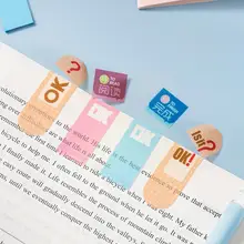 Bloc notes magique auto adhésif, étiquette autocollante, en papier Kawaii, indéchirable, étanche, pour notes de bureau, papeterie autocollante, Bookmar O0I9, 100 feuilles